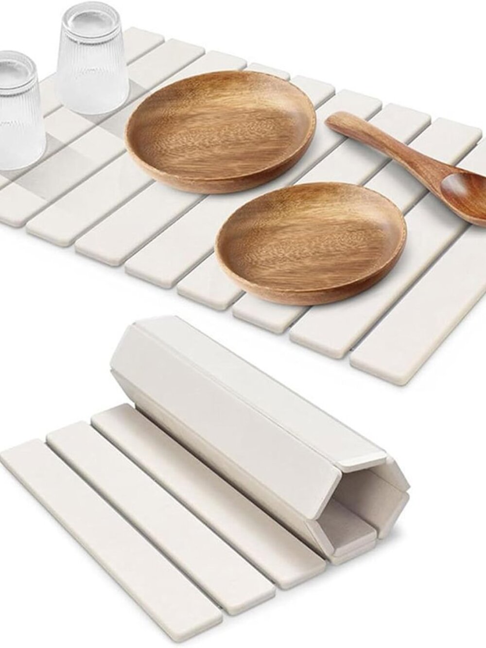 Super Absorbent Diatomite Drying Stone — Fast-Dry Eco Mat for Dishes, Counters